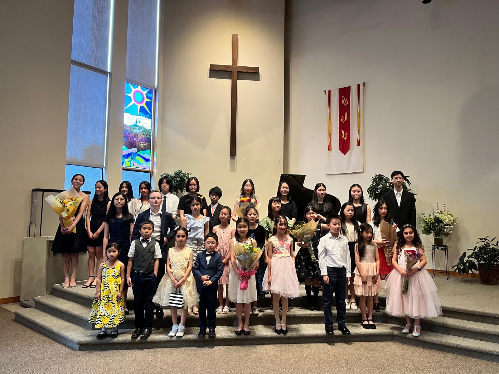 Student Recital Group Photo — Sunny Piano Studios